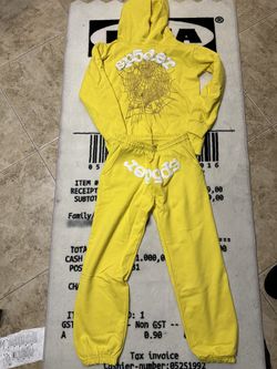 BRAND NEW Spider Worldwide × Young Thug Sp5der Yellow set all Sizes