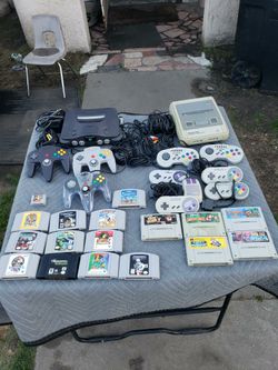 $400! Lowest all N64 Combo $320! All Nintendo Famicom 1990 retro. All for $700! Trade for Pokémon Cards Or PSA 10 Card i can remove stuff & Lower the 