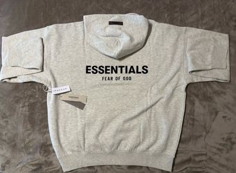 NEW Fear of God Essentials Light Oatmeal Hoodie (Size XXS, XS, S, M) 100% Authentic✅