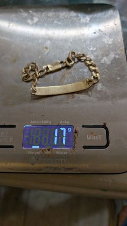 14 k gold bracelet