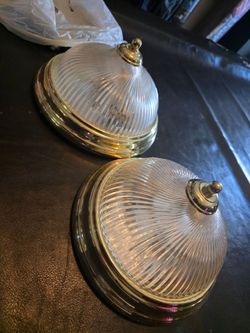 Brass celling mount light