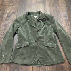 Women’s Green Jacket size Large By Dressbarn #17