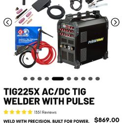 Tig225x Ac/DC Tig Welder With Pulse
