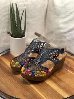 Fresh Blue Sandals , Size 7-8