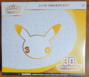 Pokémon TCG: 30th Celebration Elite Trainer Box (ETB) - Factory Sealed!