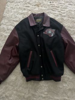 Avirex Gambler’s Club Wool & Leather Varsity Jacket 3XL – Excellent Condition