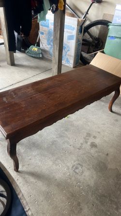 Antique Wood Bench