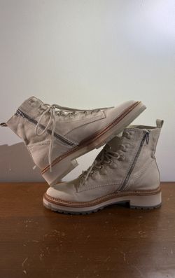 DOLCE VITA Whitney Lace-up Boot In Sandstone Woman’s Size 10 Made In China