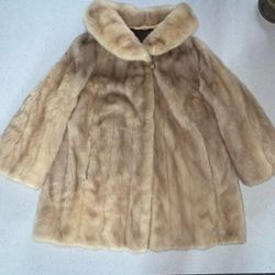 Rare vintage fedrick nelson fur mink coat 60s/70s