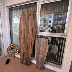    Coffin Decor - 1 Large, 1 Small 