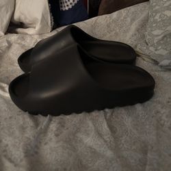 Adidas Black Yeezy Slides - Size 12