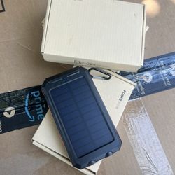 Solar Rechargeable Power Bank 