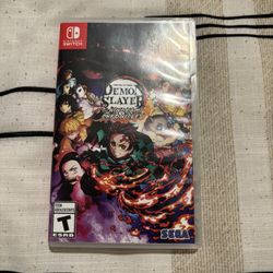 Demon Slayer Nintendo Switch Video Game 