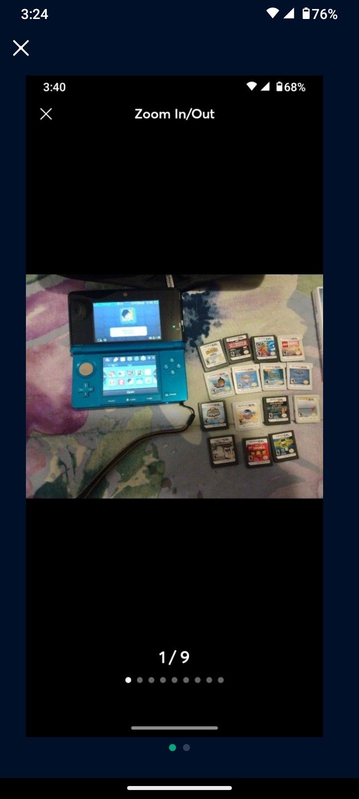 Nintendo 3DS With15 Games 
