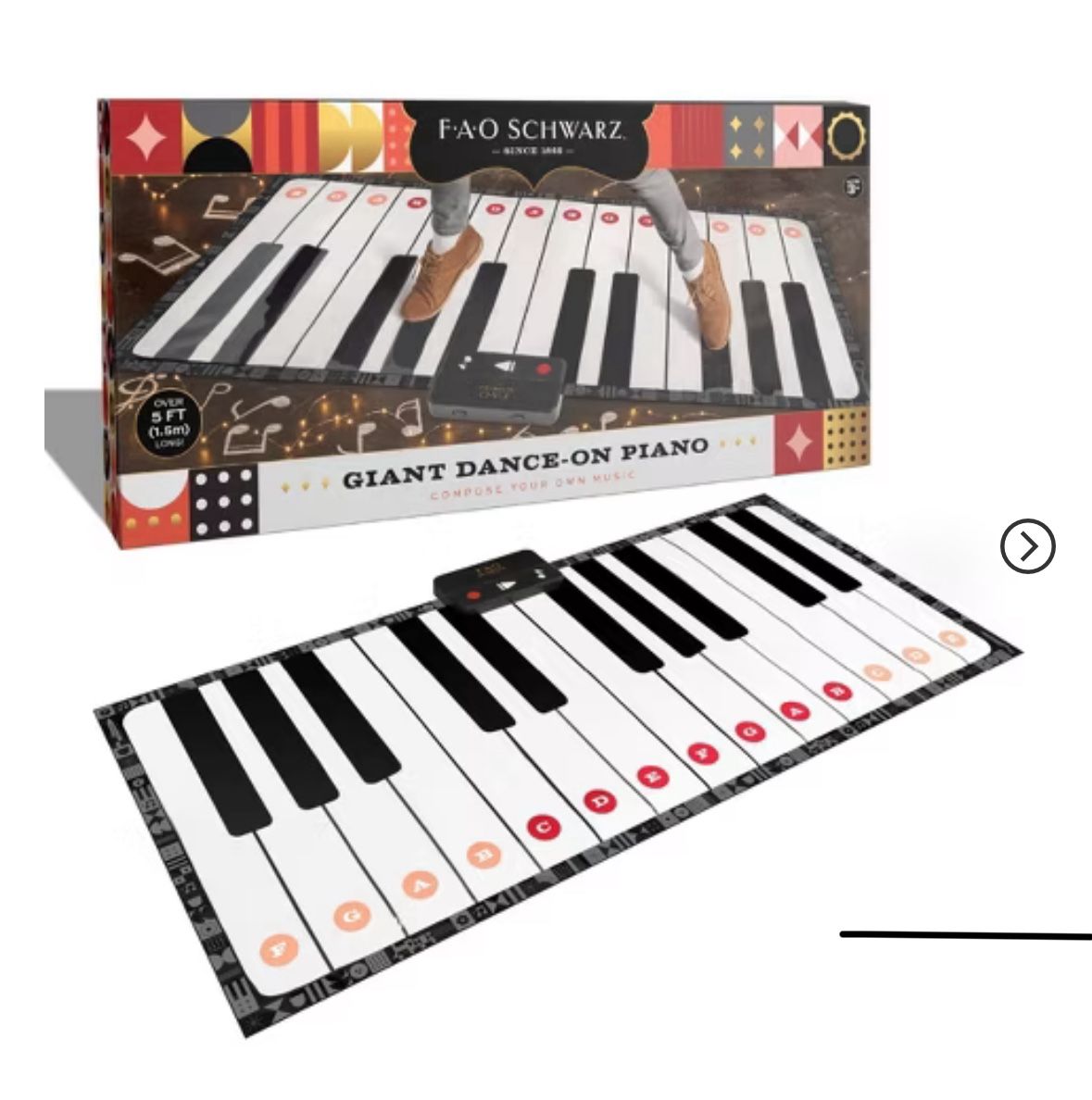 Giant 69" Dance-On Piano Mat