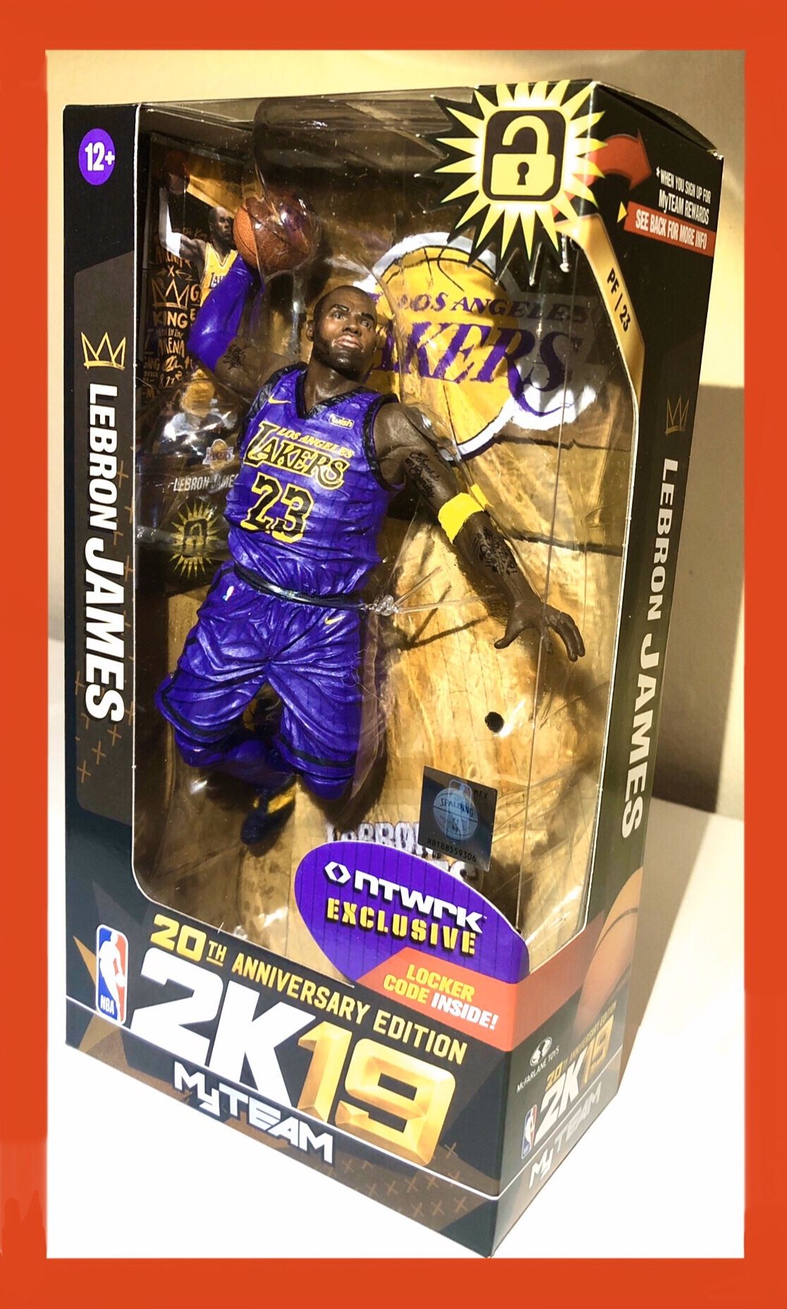 Lebron James NBA LA Lakers McFarlane Toys Figure Rare