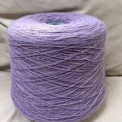 Mossley 100% acrylic lace thread cone yarn 2 lb 0.8oz Lavender 2/24 5488
