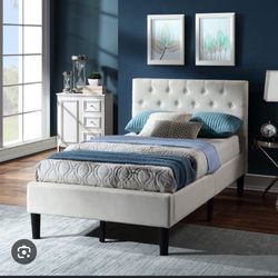 Twin bed Frame + Mattress 