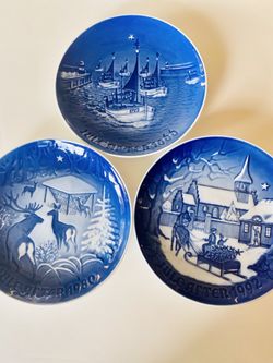 B&G Christmas plates 1966 - 1992