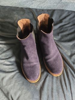 Blue Suede Boots