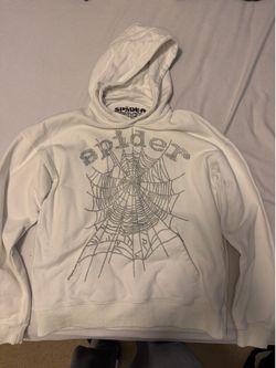 Sp5der Rhinestone Hoodie (Medium)