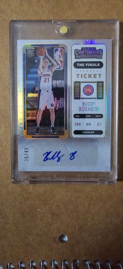 2022-23 Panini -Contenders Buddy Boeheim