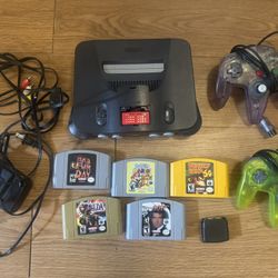 Nintendo 64 With Games