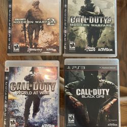 PS3 Call Of Duty Games 