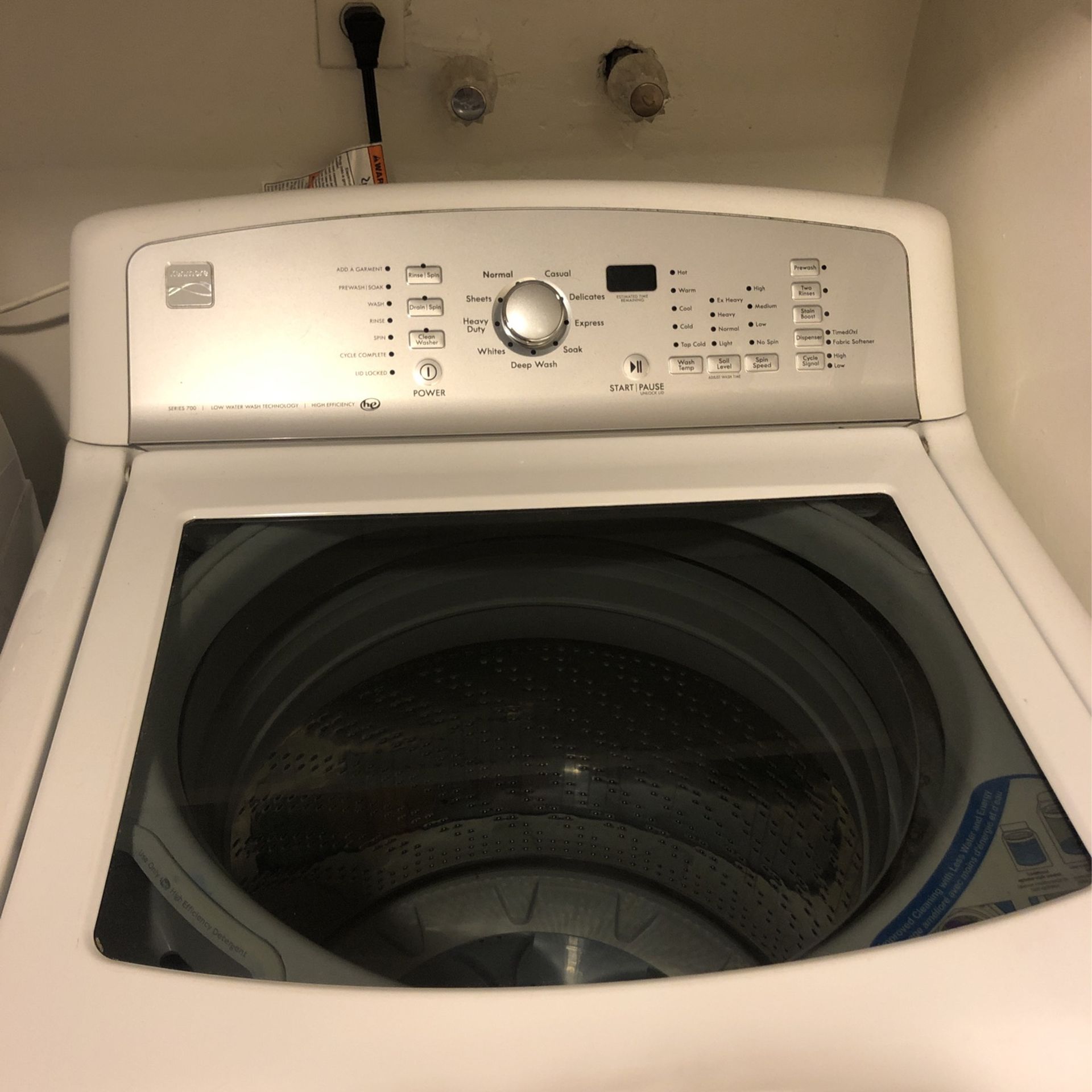 Kenmore Series 700 Washing Machine