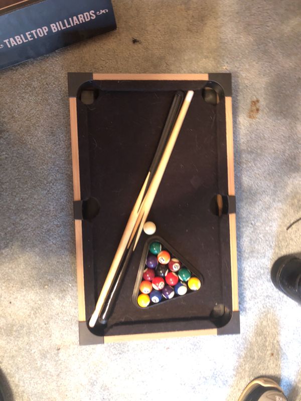Tabletop pool set (Games & Toys) in Acworth, GA - OfferUp Tabletop pool set (Games & Toys) in Acworth, GA - OfferUp