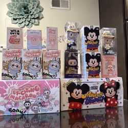 Labubu  Exciting Macaron, Big Into Energy, Micky Family, fall In Wild, wings Of Fortune  