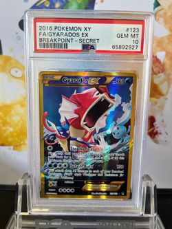 PSA 10 Shiny Gyarados EX Secret Rare BREAKPoint