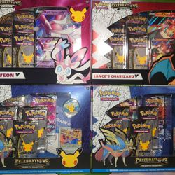 Pokemon Celebrations Collection Boxes And Elite Trainer Box 