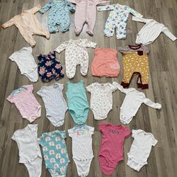 A Lot Of Baby Girl Clothes