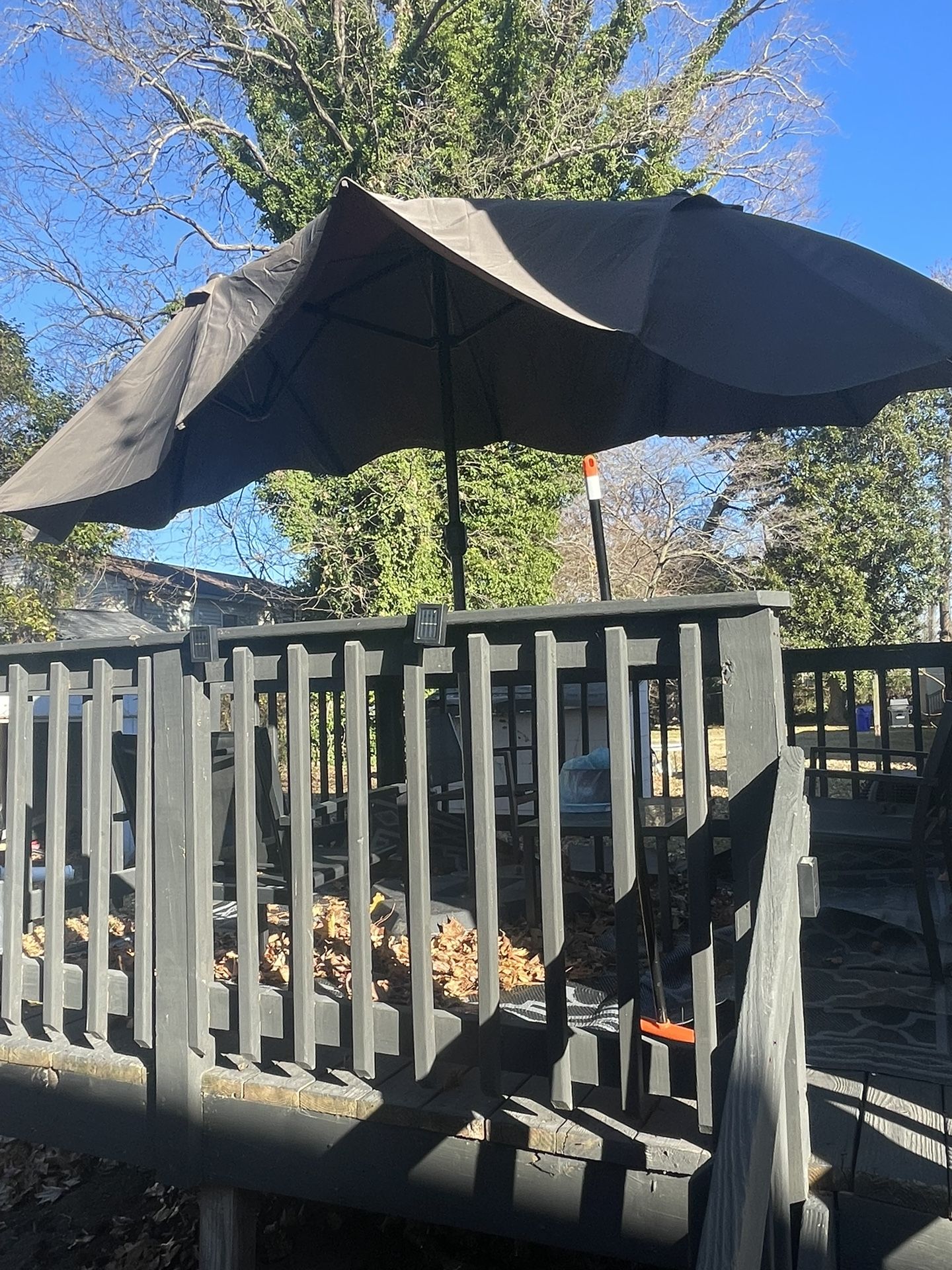 15 Feet Wide Deck Umbrella With Base