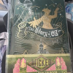 New Wicked The Story of Oz Replica Pop Up Book