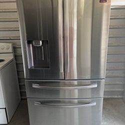 LG Stainless Steel Refrigerator And Freezer