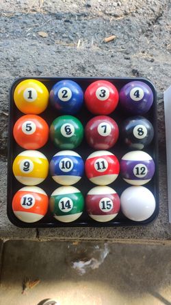 Pool balls