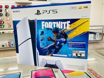 PlayStation 5 slim disc Fortnite skin bundle