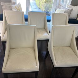 West Elm, leather chairs West Elm, leather chairs