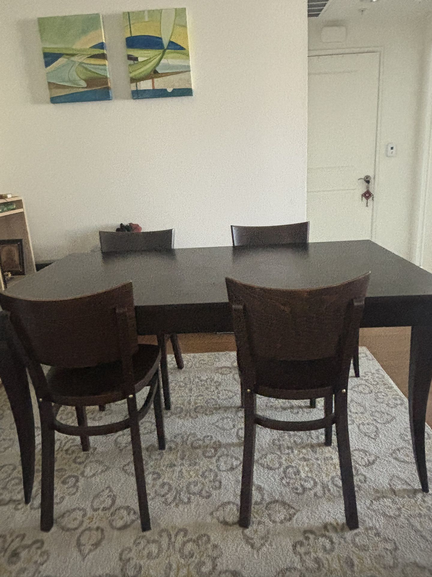 Design Within Reach Dining Table With 4x Kyoto Chairs