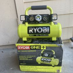 Ryobi 18v+ One Galón Air Compressor Tool Only 