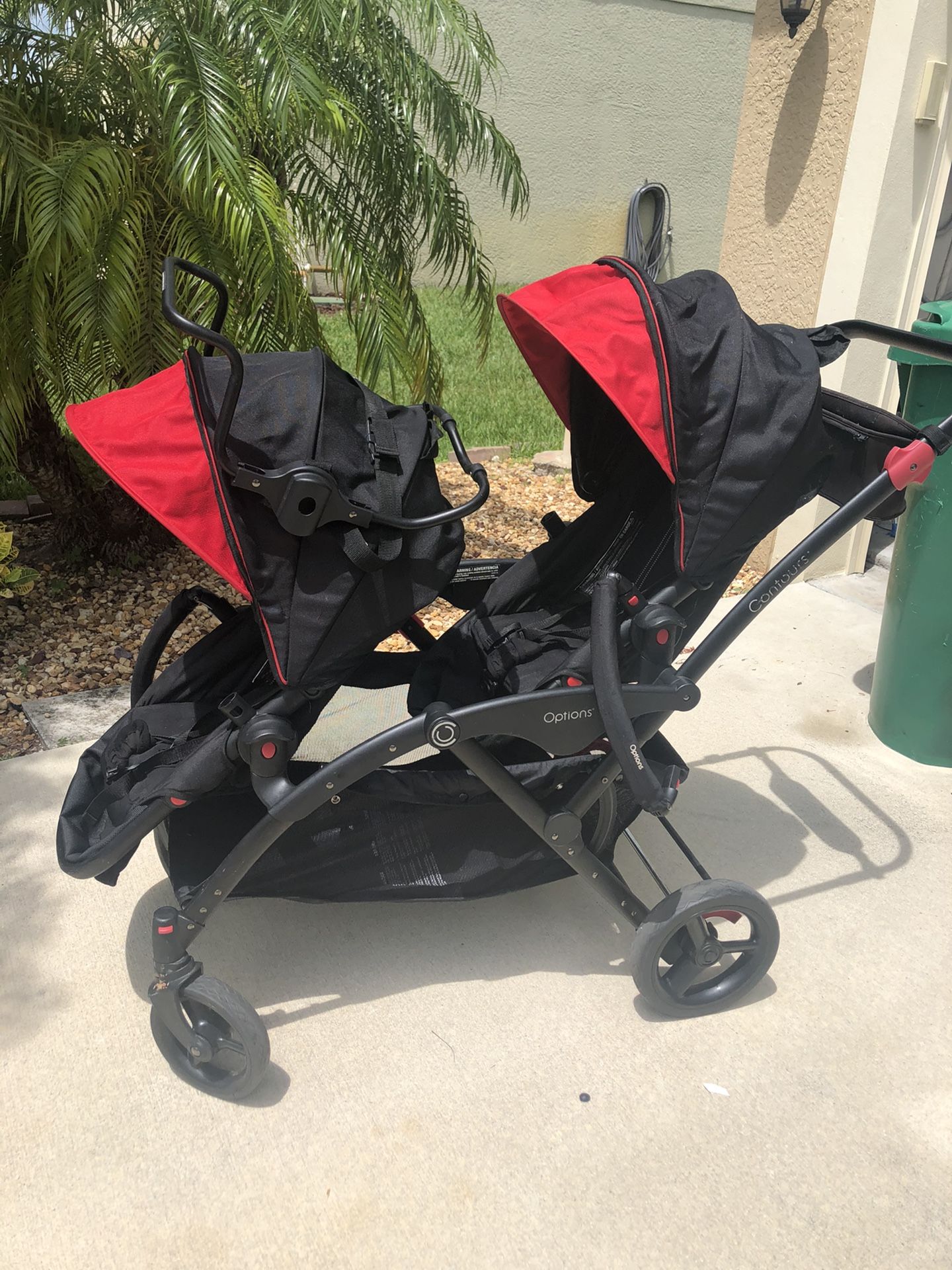 Contour double stroller