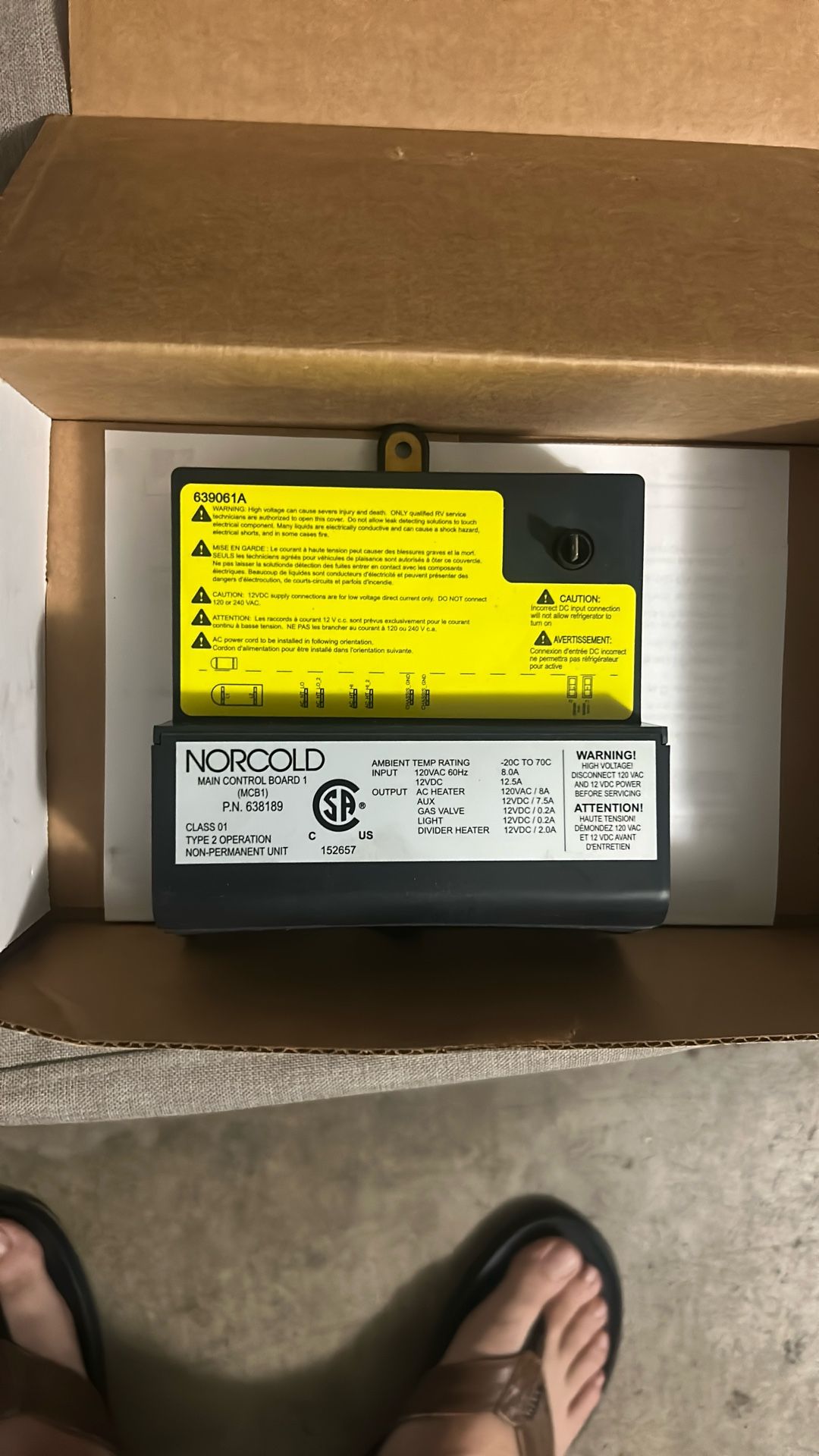 Norcold Refrigerator Controller 