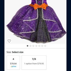 Minnie Mouse Witch Costume And Broom 