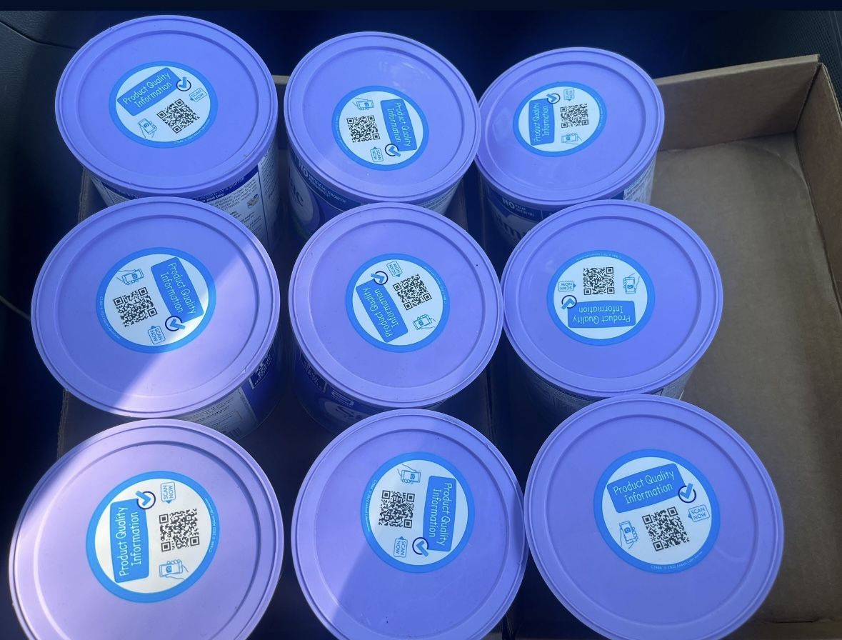 Baby purple can