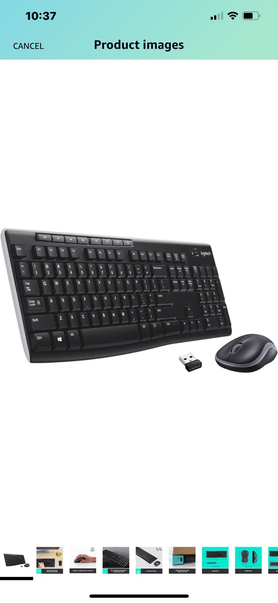 Logitech Keyboard And Mouse For Sale