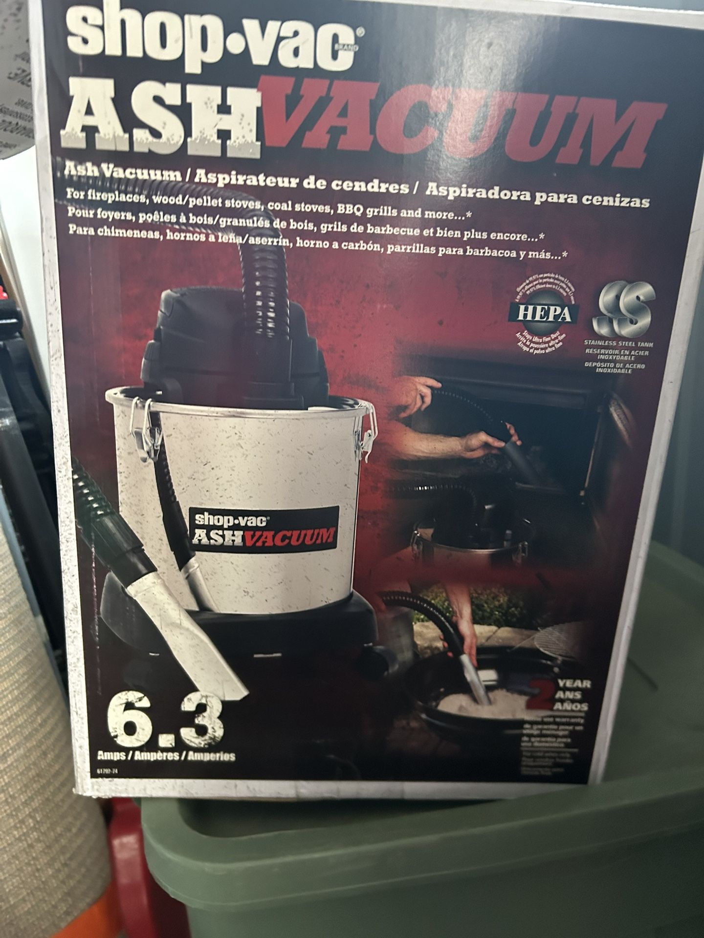 Shop Vac Ash Vacuum