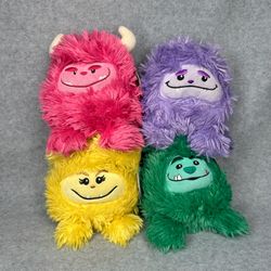 GIGGLE SCAPE 6" PLUSH SET OF 4 - 2024 Target Pink Yellow Purple Green