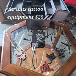 Various tattoo Equipment 